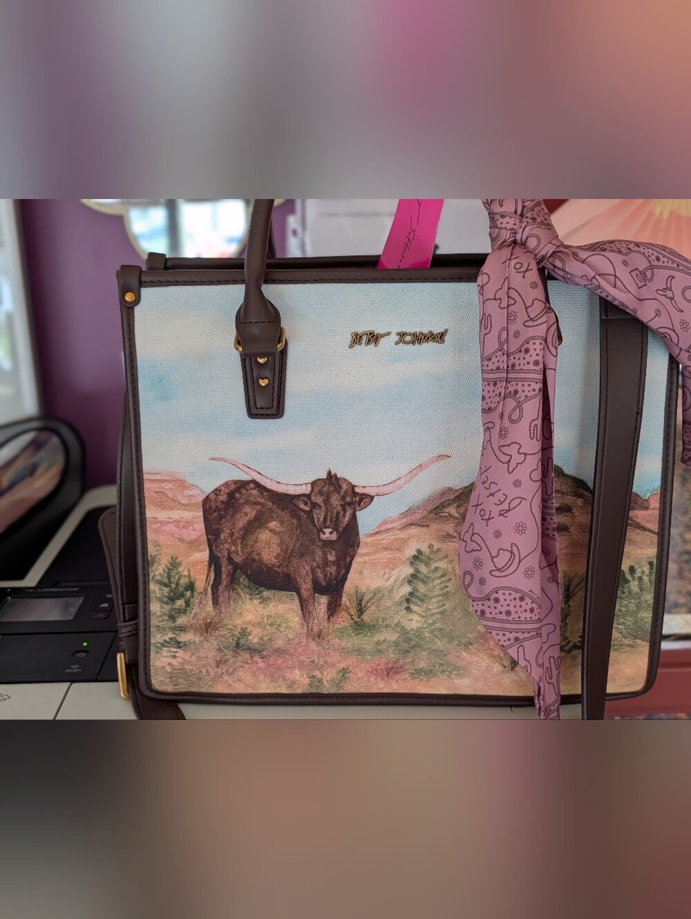 Betsy Johnson Bull Bag